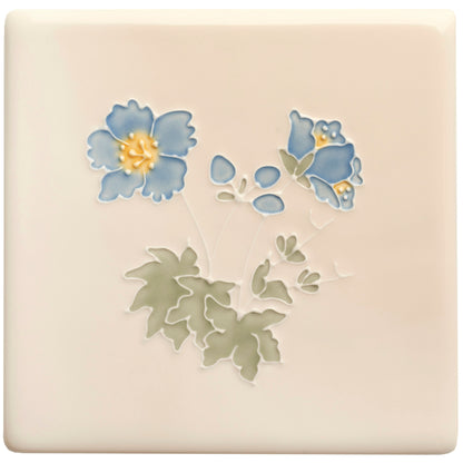 Tubelined Floral Collection Meadow Cranesbill Wall Tile – thumbnail 4
