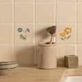 Tubelined Floral Collection Meadow Cranesbill - Hyperion Tiles
