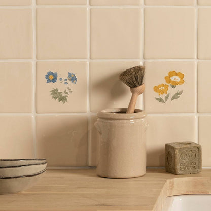 Tubelined Floral Collection Meadow Cranesbill Wall Tile – thumbnail 2