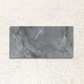 Tunis Dark Grey Polished 60 x 120cm porcelain marble effect tile face