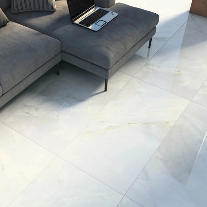 Tunis White Polished 60 x 120cm