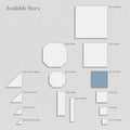 Winckelmans Unglazed Blue 10 x 10cm porcelain tile face
