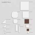 Winckelmans Unglazed Brown 5 x 5cm Dot porcelain tile face