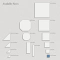 Winckelmans Unglazed Dark Blue 3.5 x 3.5cm Dot porcelain tile face