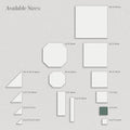 Winckelmans Unglazed Dark Green 5 x 5cm Dot porcelain tile face