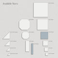 Winckelmans Unglazed Pale Blue 2.5 x 15cm porcelain tile face