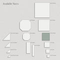 Winckelmans Unglazed Pale Green 10 x 10cm porcelain tile face