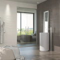 Hannover Ivoire Relieve Décor 25 x 60cm textured ceramic tile room setting