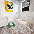 Valencia Tumbled Travertine Hexagon Mosaic Tile