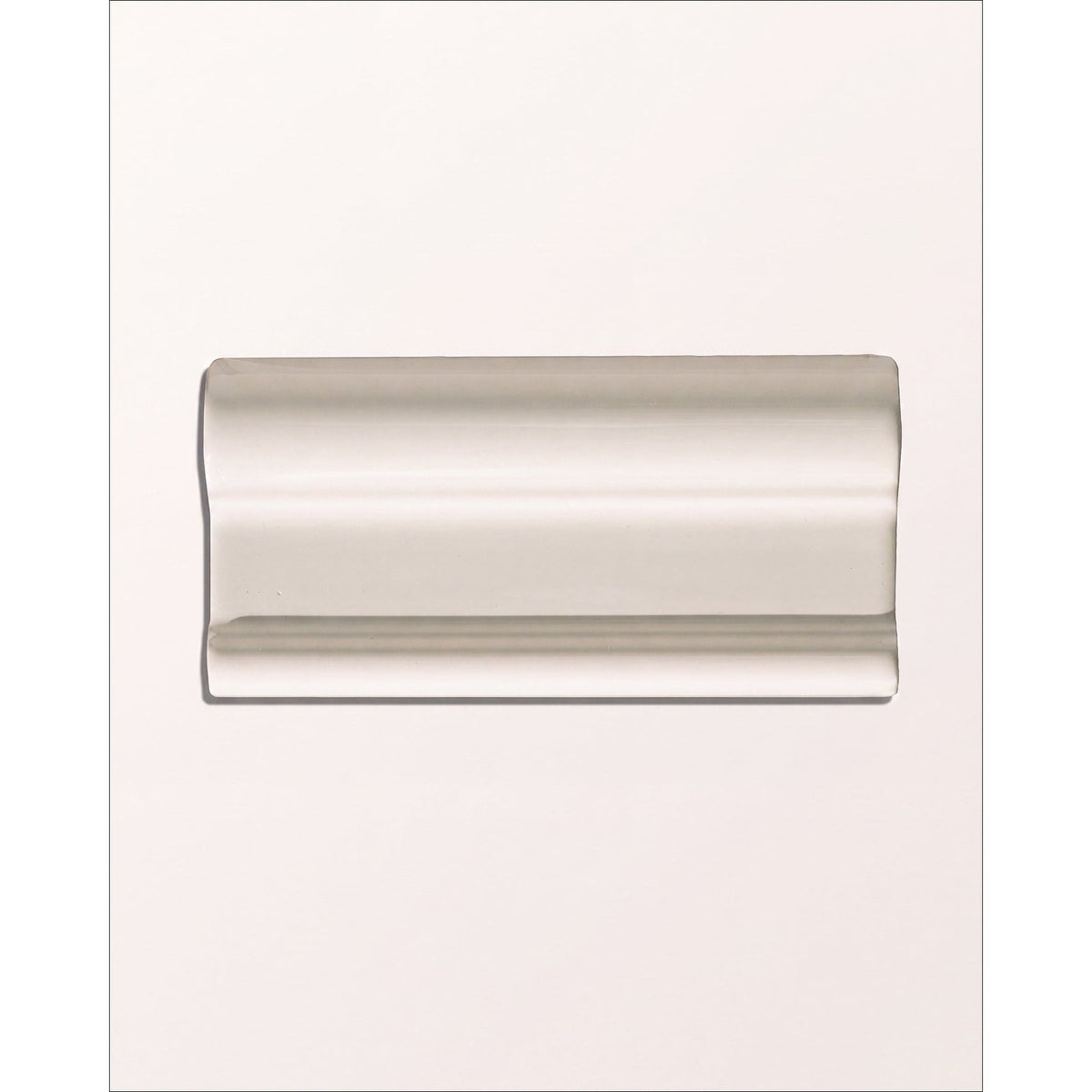 Victorian Style Cotton White Dado - single tile packshot