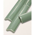 Victorian Style Cabbage Green Simple Beading - styled on a wall in a room setting