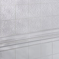 Victorian Style Hampton Court Vines Cotton White Gloss Ceramic Wall Tile