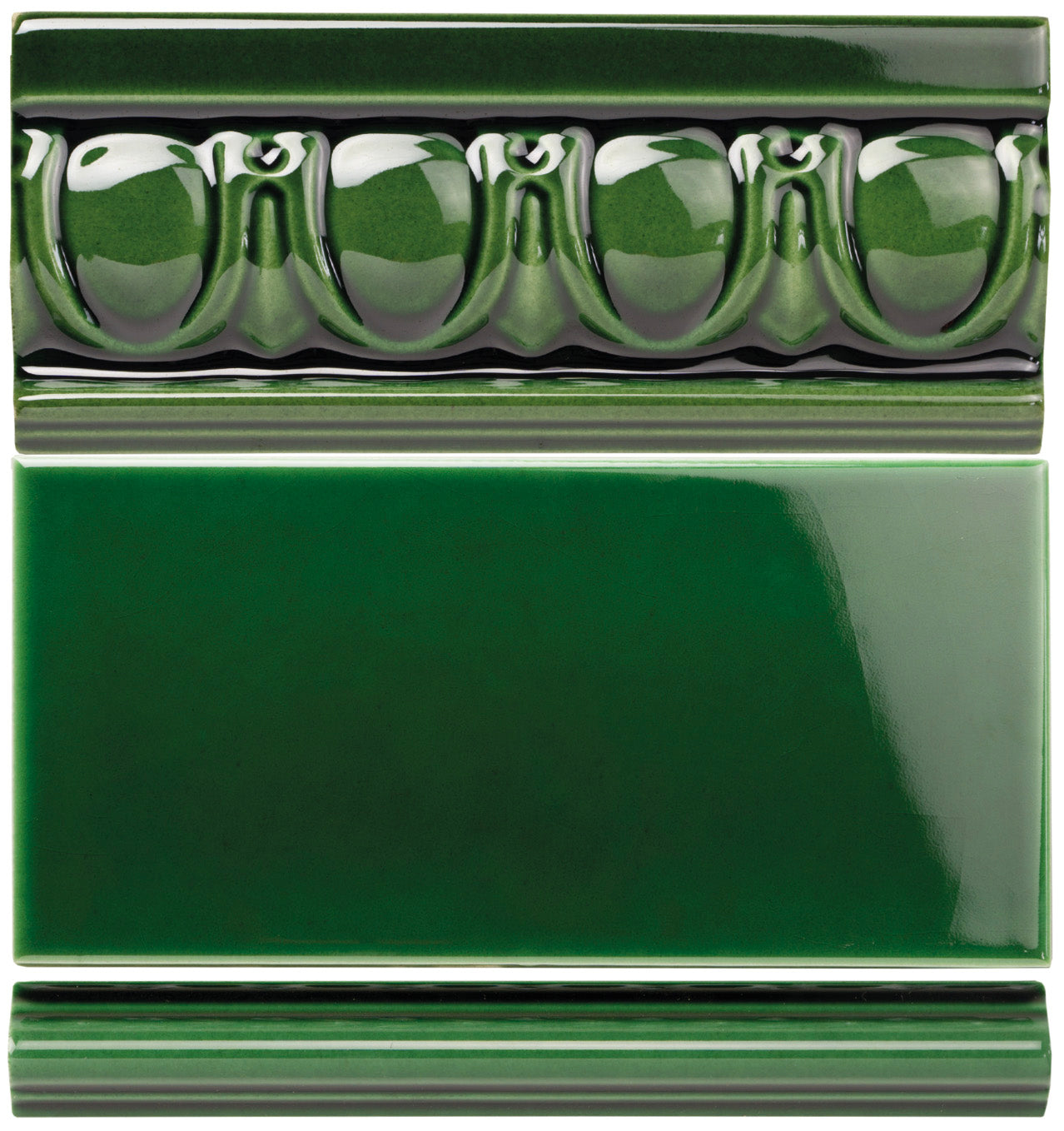 Artworks Victorian Green Ceramic Tile