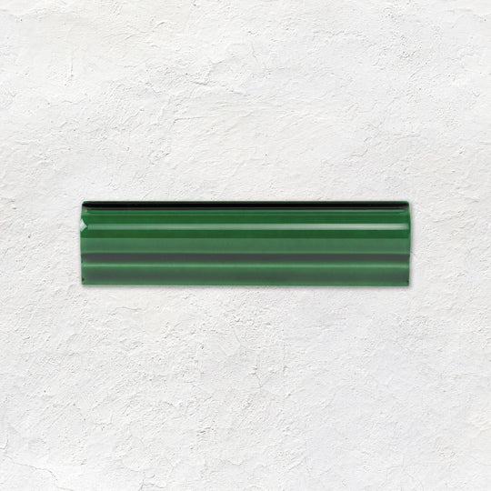 Victorian Green Albert Moulding Ceramic Wall Tile 152x40mm
