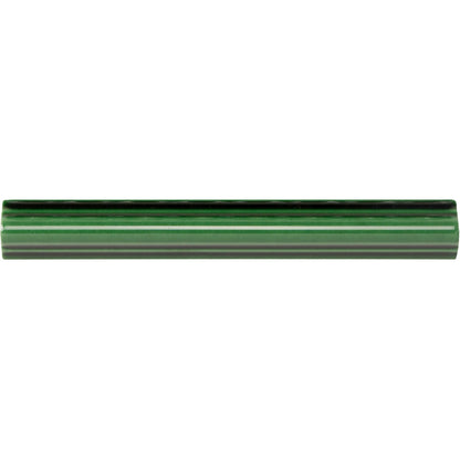 Victorian Green Astragal Moulding Ceramic Wall Tile 152x21mm