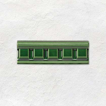 Victorian Green Dentil Moulding