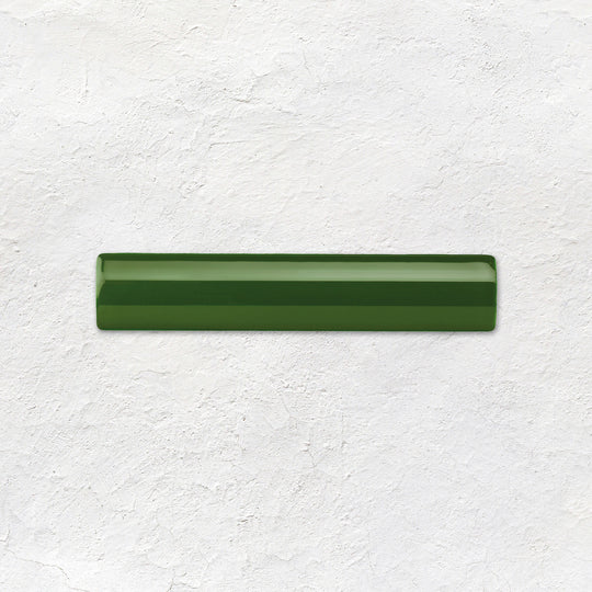 Victorian Green External Corner Trim Ceramic Wall Tile 152x30mm