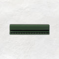 Victorian Green Hogarth Moulding Ceramic Wall Tile 152x38mm
