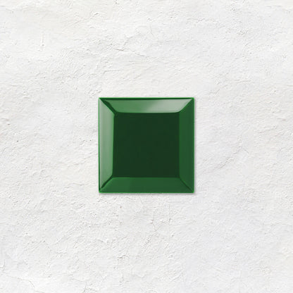 Victorian Green Metro Bevelled Tile 75 x 75mm