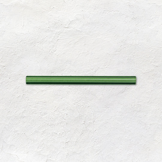 Victorian Green Omega Moulding Ceramic Wall Tile 152x12mm