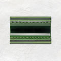 Victorian Green Plain Cornice Ceramic Wall Tile 152x75mm