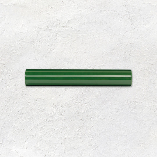 Victorian Green Sigma Moulding Ceramic Wall Tile 152x26mm