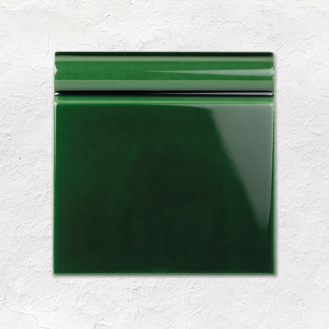 Victorian Green Skirting Tile 152x152mm