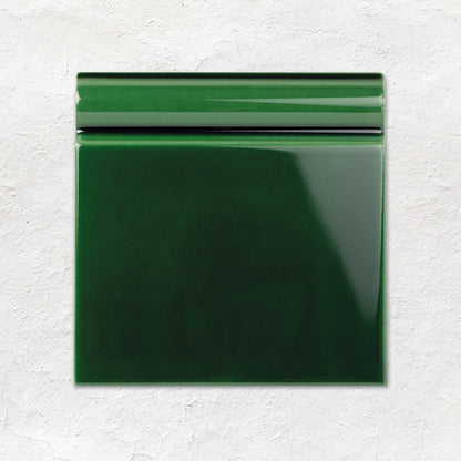 Victorian Green Skirting Tile 152x152mm