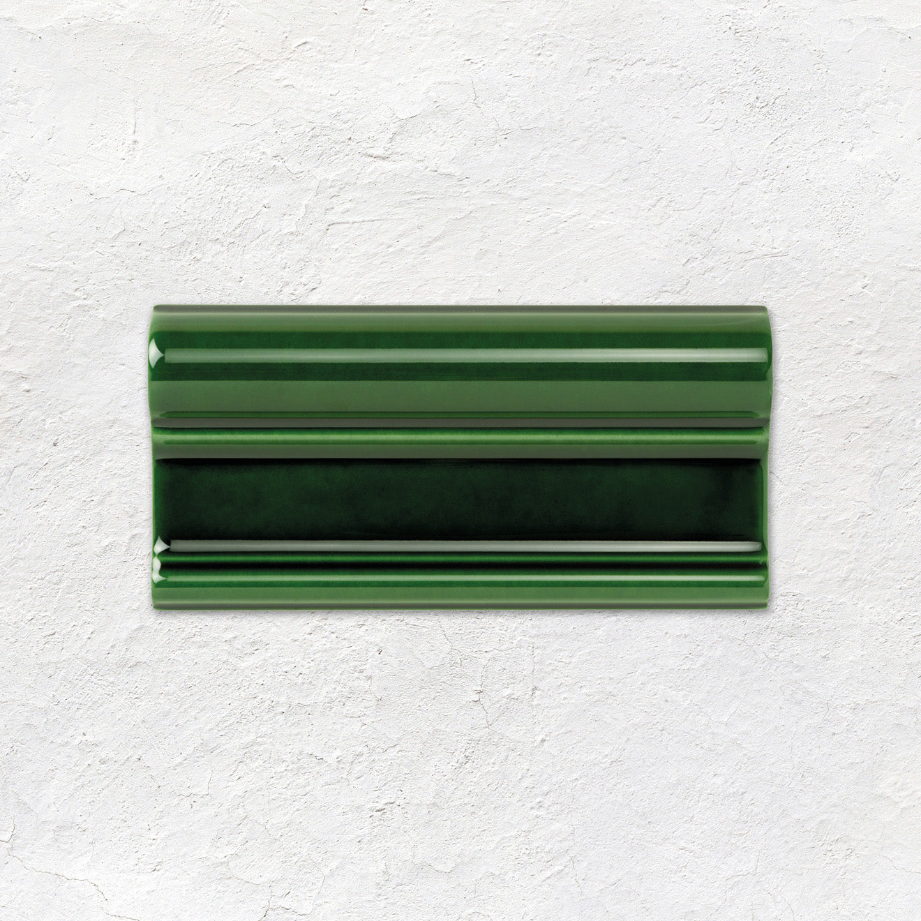 Victorian Green Victoria Moulding Ceramic Wall Tile 152x75mm