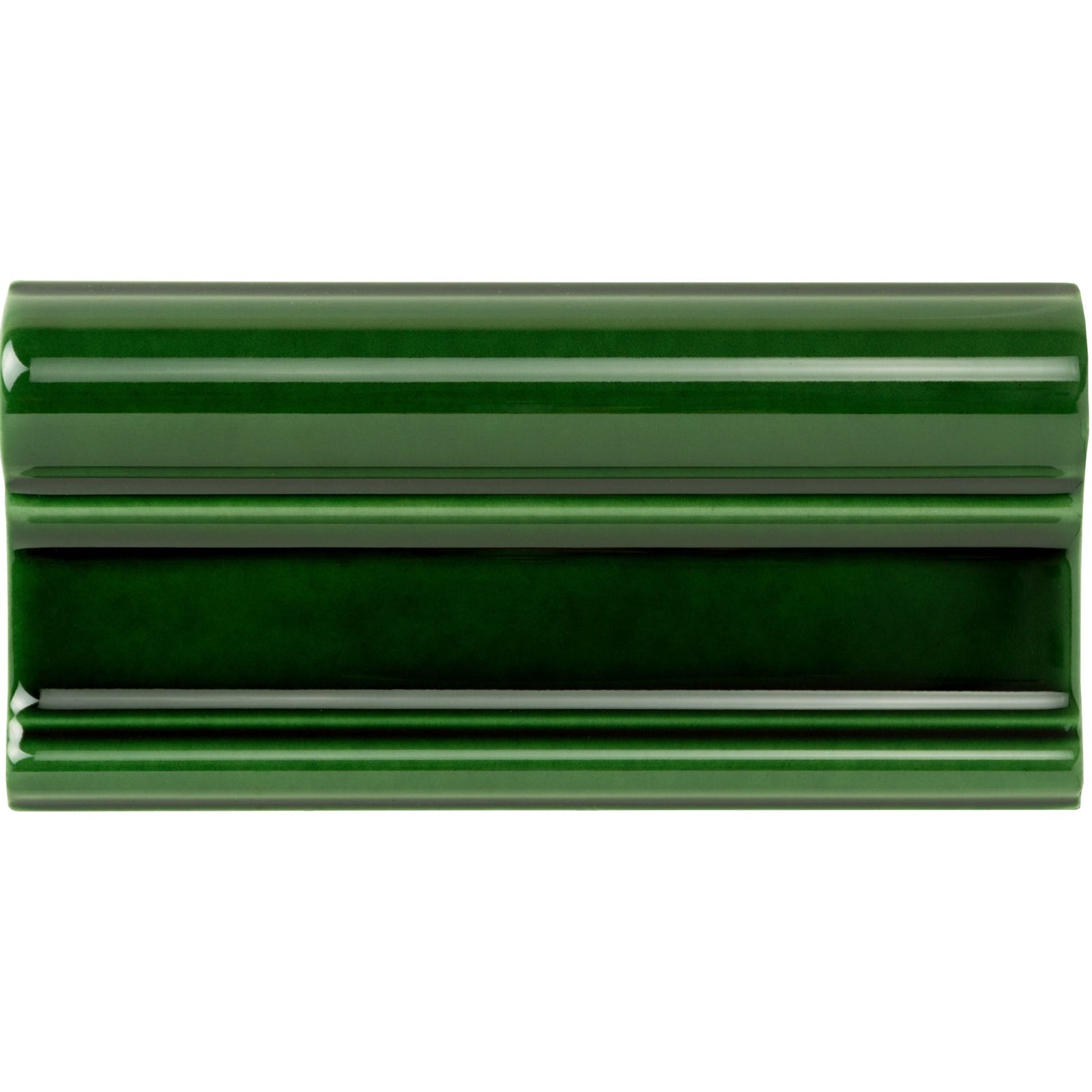 Victorian Green Victoria Moulding Ceramic Wall Tile 152x75mm