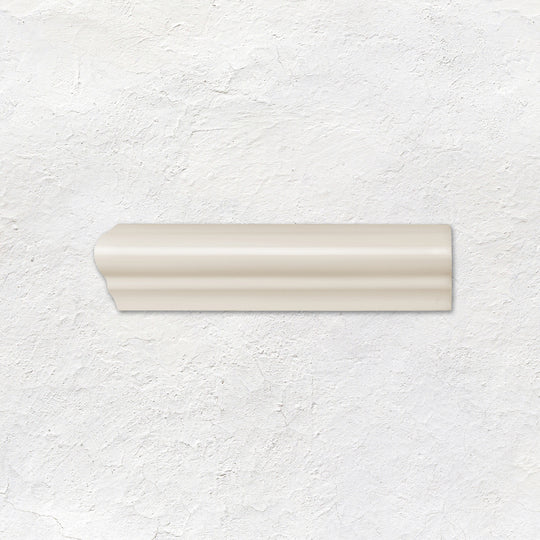 Vintage White Albert Left Corner Ceramic Wall Tile