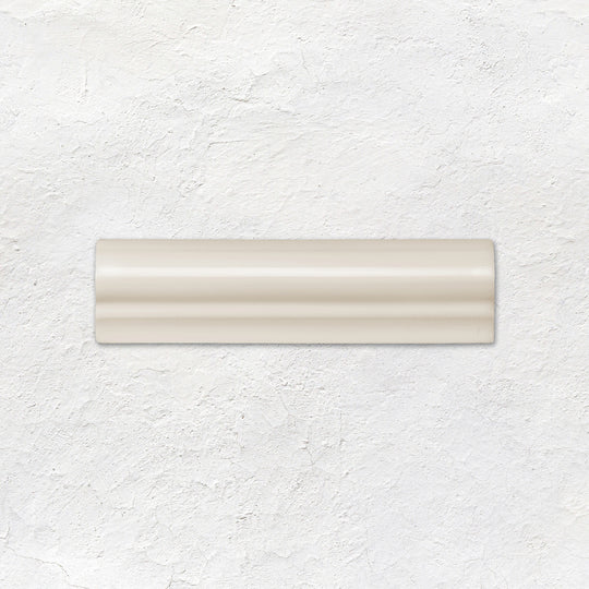 Vintage White Albert Moulding Ceramic Wall Tile 152x40mm