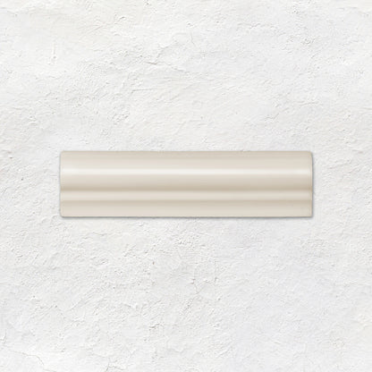 Vintage White Albert Moulding Ceramic Wall Tile 152x40mm