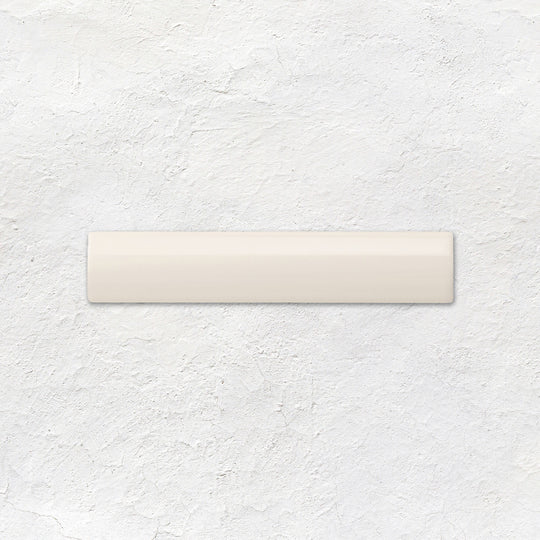 Vintage White External Corner Trim Ceramic Wall Tile 152x30mm