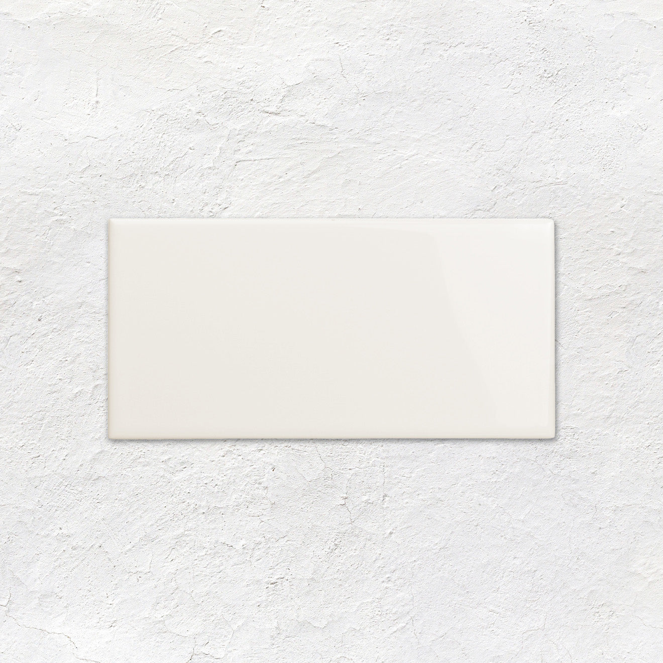 Vintage White Half Tile 152x76mm