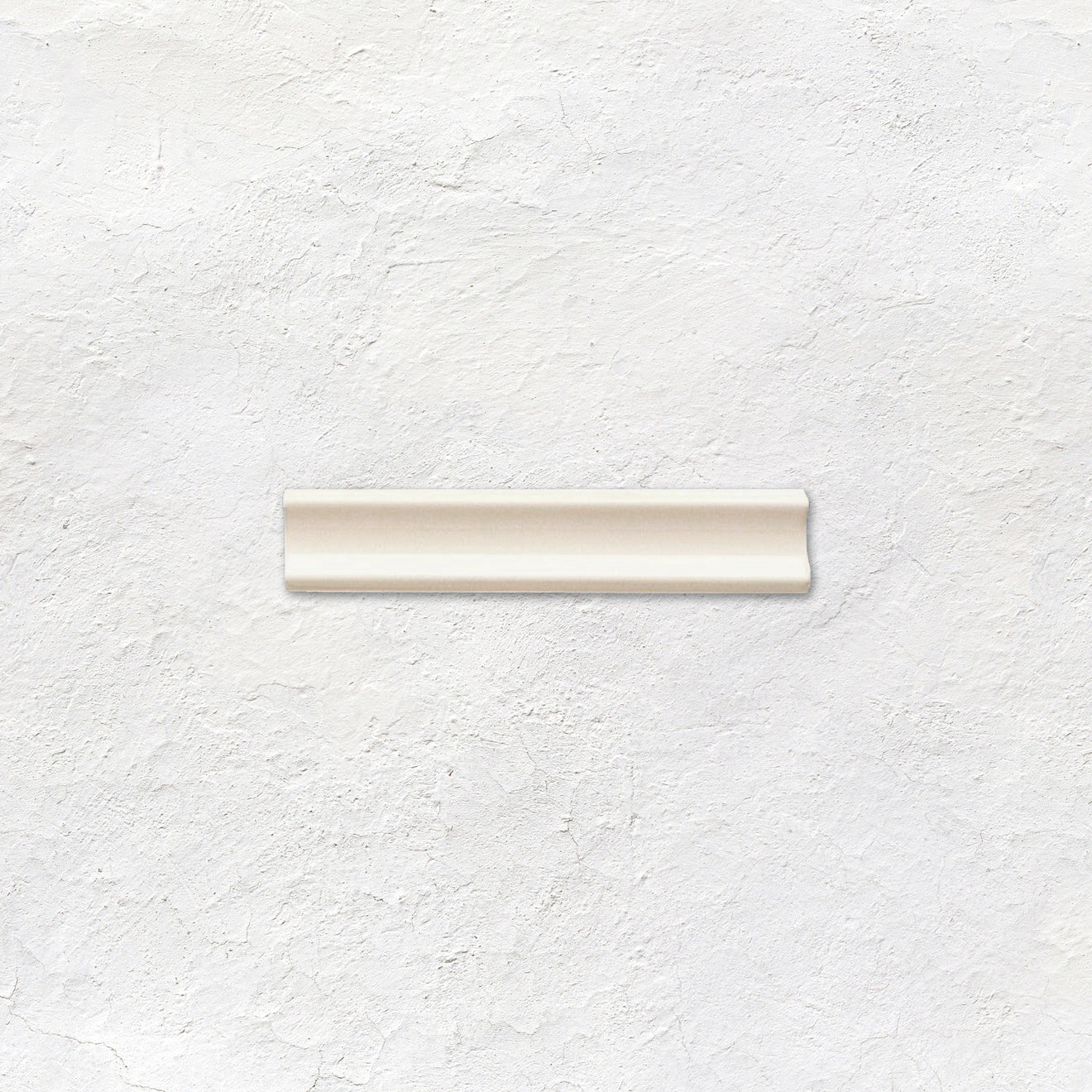 Vintage White Internal Corner Trim Ceramic Wall Tile 152x30mm - Gloss