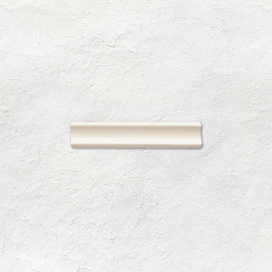 Vintage White Internal Corner Trim Ceramic Wall Tile 152x30mm