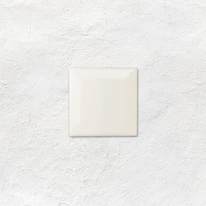 Vintage White Metro Bevelled Tile 75 x 75mm