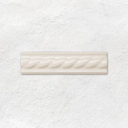 Vintage White Rope Moulding