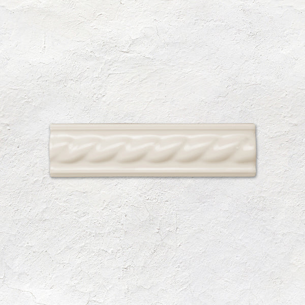 Vintage White Rope Moulding