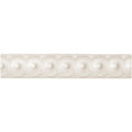 Vintage White Scroll Moulding Ceramic Wall Tile 152x29mm