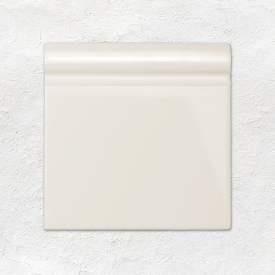 Vintage White Skirting Tile 152x152mm