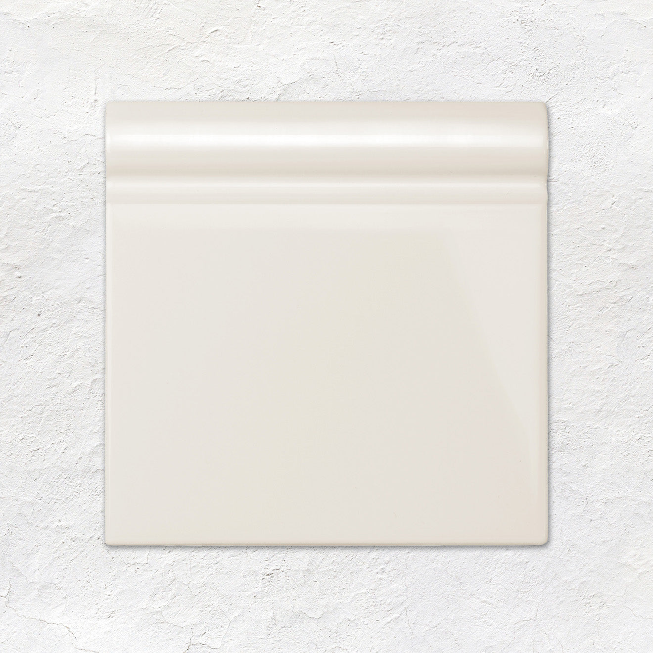 Vintage White Skirting Tile 152x152mm