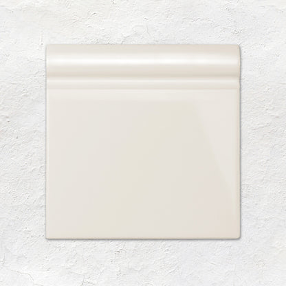Vintage White Skirting Tile 152x152mm