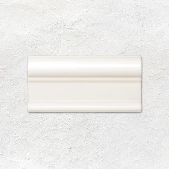Vintage White Victoria Moulding Ceramic Wall Tile 152x75mm