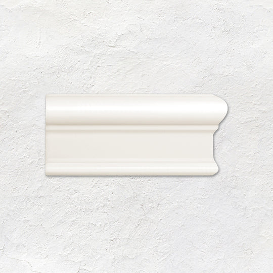 Vintage White Victoria Right Corner Ceramic Wall Tile