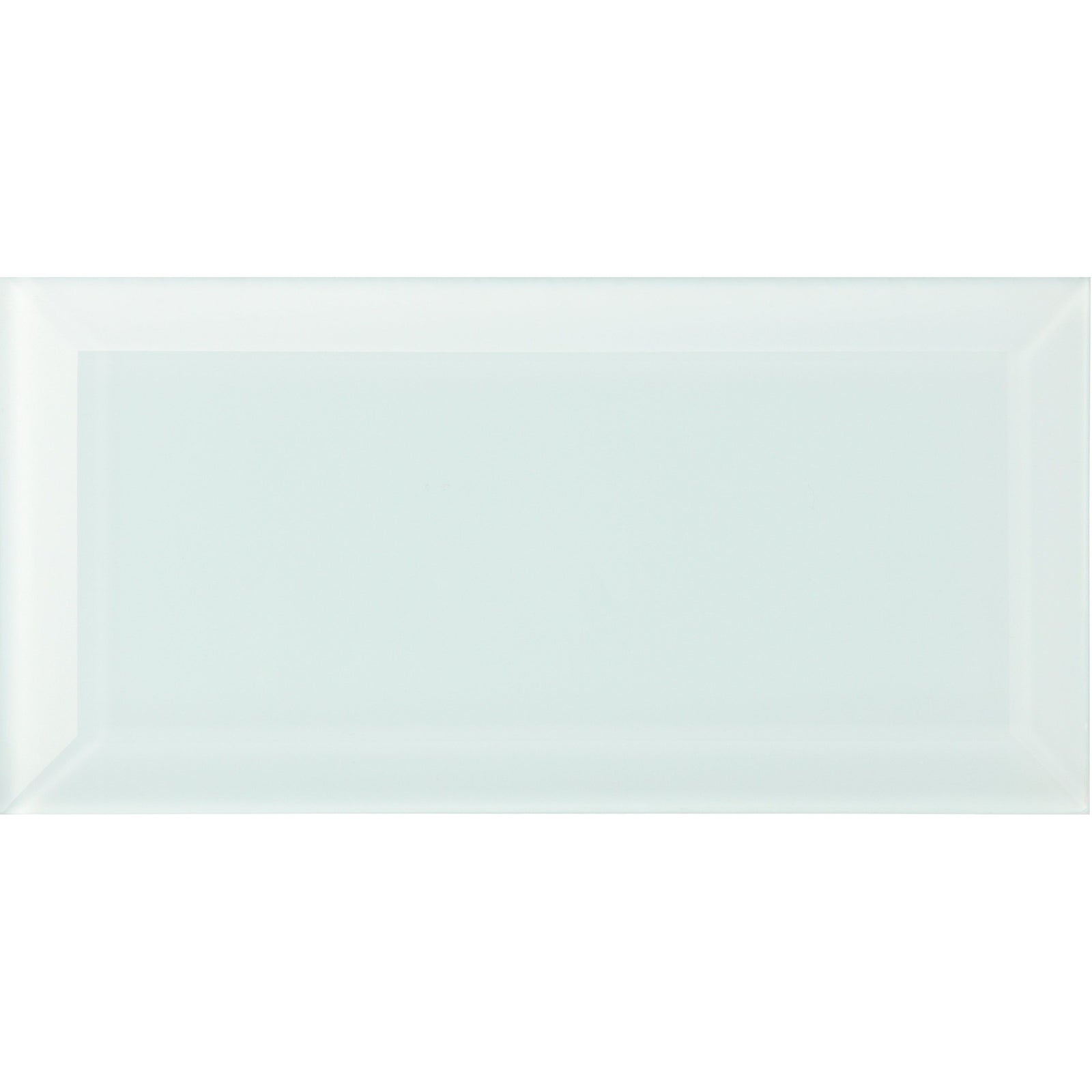 Volga Clear Bevel Glass 20 x 10cm Wall Tile