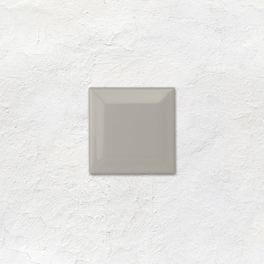 Westminster Grey Metro Bevelled Tile 75 x 75mm