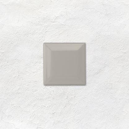 Westminster Grey Metro Bevelled Tile 75 x 75mm