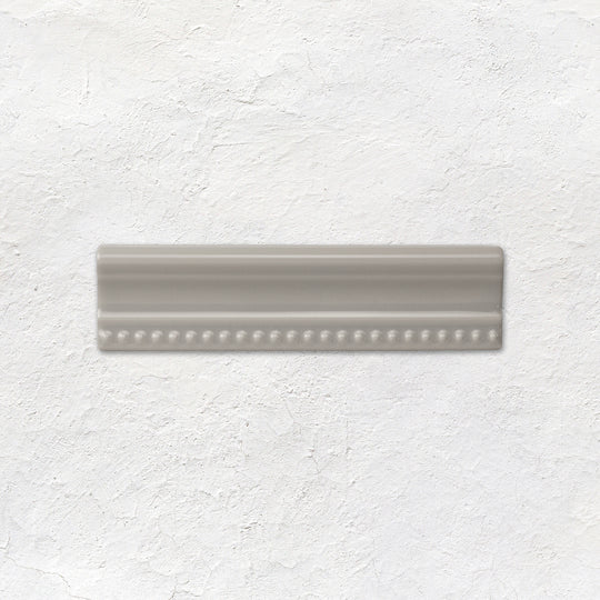 Westminster Grey Hogarth Moulding Ceramic Wall Tile 152x38mm - Gloss